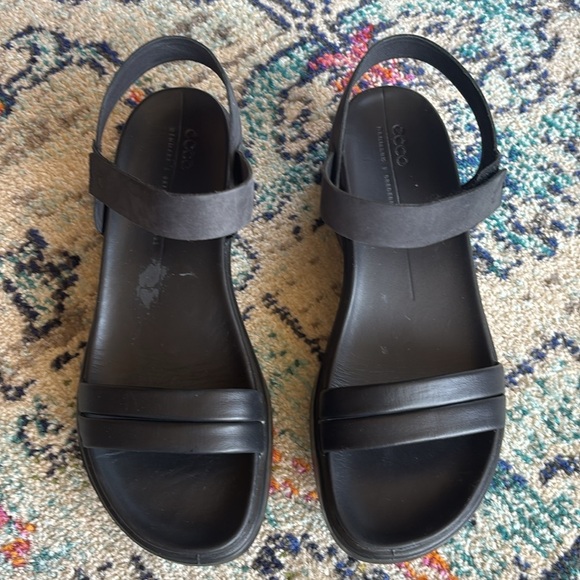 Ecco Flowt Wedge LX Black - Picture 2 of 10